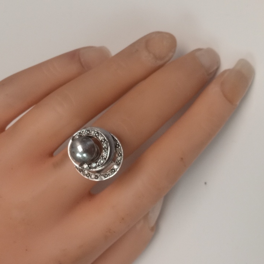 Silver Spinner Ring - image 1